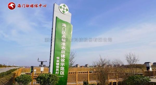 江苏海门高标准农田样板区，智慧化监管守护千亩良田