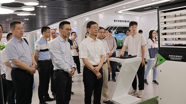 谢建华主任一行还参观了芭乐视频APP下载IOS下载网站智慧展厅
